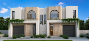 Modern duplex design by sydney home builder