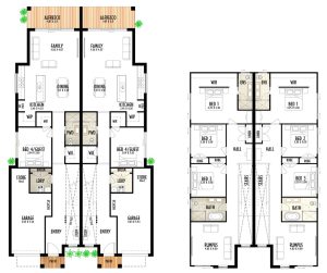 Double storey duplex design ideal for CDC compliance