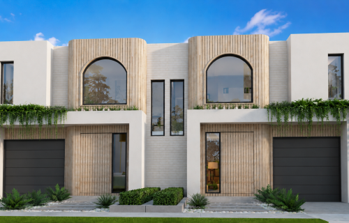 Modern duplex design by sydney home builder